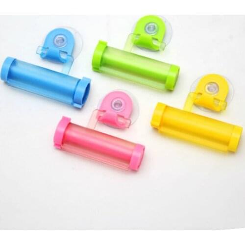 1Pc Rolling Squeezer Toothpaste Dispenser Tube Sucker Holder Dental Cream Bathroom Accessories Manual Syringe Gun Dispenser
