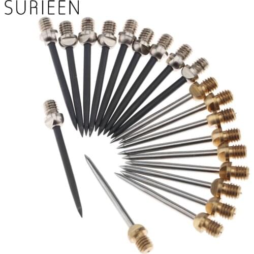 10pcs 3.5cm Harrows Darts Steel Tips Conversion Metal Needle Dart Tip Points Flight Shaft Replace Darts Accessories Silver/Black