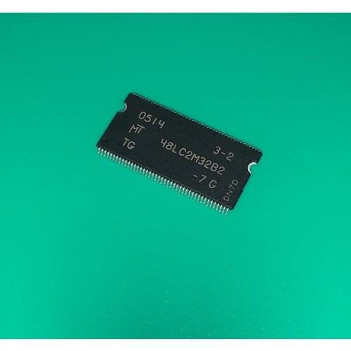 2pcs/lot MT48LC2M32B2TG-7G TSOP48 MT 48LC2M32B2 TG -7G IC SDRAM 64MBIT 143MHZ 86TSOP MT48LC2M32B2 TG-7G