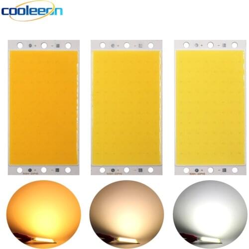 94x50mm 12V 20W RA 90 CRI LED Light Panel COB Lamp Board for Desklamp Work Lights DIY 3000K 4000K 6000K White Color LED Matrix