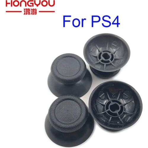 200pcs Analog Cover 3D Thumb Sticks Joystick Thumbstick Mushroom Cap For Sony PlayStation 4 PS4 Controller Replacement Repair