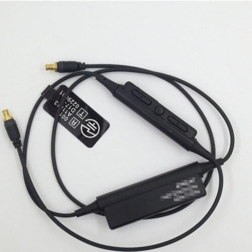 Bluetooth Earphone A2DC Cable for ATH-LS50 LS70 CKS1100 CKR90 CKR100 Headphones Microphone Volume Control 23 AugO9