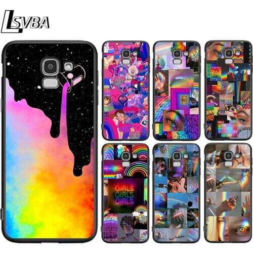 Gay Lesbian LGBT Rainbow For Samsung Galaxy J8 J7 Duo J6 J5 Prime J4 Plus J3 J2 Core 2018 2017 2016 Phone Case