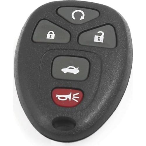 Chevy Keyless Entry Remote Start Control Car 5-buttons Key Fob Replacement for 22733524