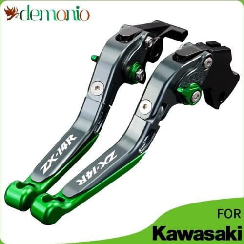 For KAWASAKI ZX14R 2006-2017 2016 2015 2014 2013 2012 ZX 14 R ZX 14R Motorcycle Extendable Lever CNC Pivot Brake Clutch Levers