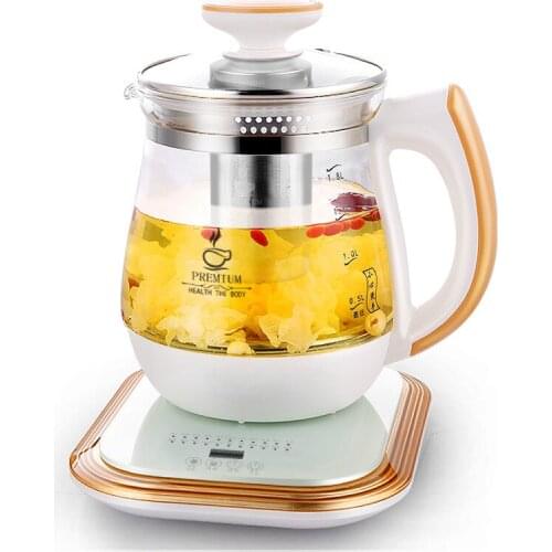 Electric kettle Full automatic and thickened glass multi-function flower teapot black tea brewed heater