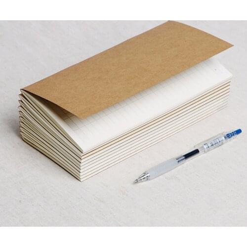 ET)ERAL Travelers notebook paper core-medium size. Removable replacement Activity diary.Various formats Writing habits