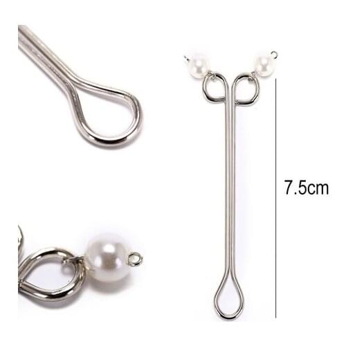 HWetR 1 Pair Body Jewelry Steel Brease Nipple Clamps/Labia Clips/Clitoris Clips/Labium Clamps/Ear Clips For Women Hot Sale