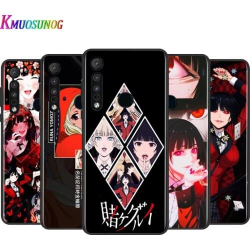 Kakegurui Anime For Motorola G9 G8 G Stylus Power One Fusion Hyper Edge E7 E6 5G Plus Play Lite Silicone Phone Case