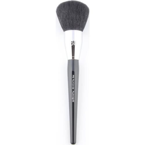 1 piece Pro Round powder #60 Loose Powder Makeup brushes contour Setting Make up brush synthetic Hair wood handle