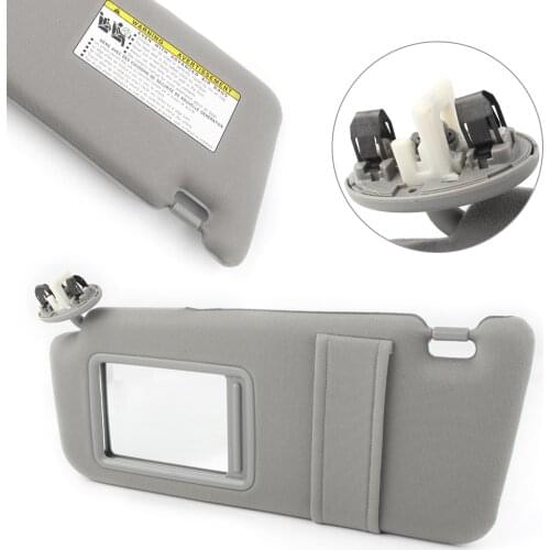 Left Driver Side Car Sun Visor w/ Wire Sunshade Shield For Toyota Camry With Sunroof 2007 2008 2009 2010 2011