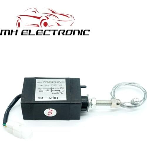 MH Electronic for Generator Spare Parts XHQ-PT Power On/Off Pull Type Diesel Engine Flame Out Device Engine Stop Solenoid 12V