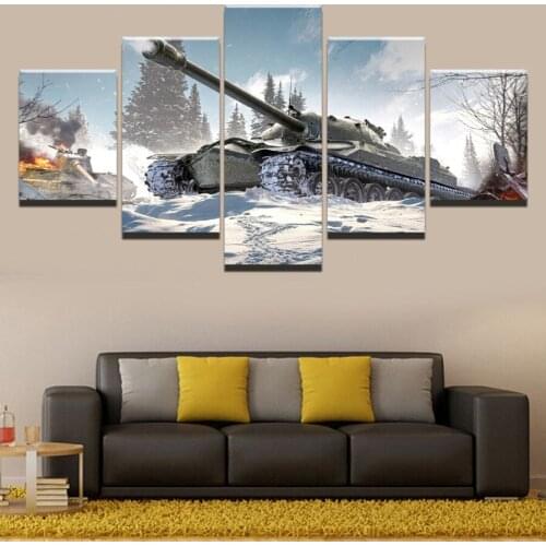 5Panel diy diamond painting snow tank landscape 5d full square round drill diamond mazayka mosaic embroidery cross stitchZP-921