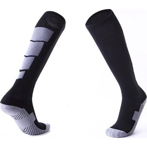 1 Pair Anti-Slip Soccer Sports Socks Men Sock Football Knee Above Long Stockings High Socks for Baseball Basket Sports