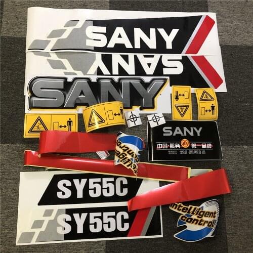 Suitable for Sany SY55C-10 Excavator Stickers Sany Heavy Industry Whole Car Decals