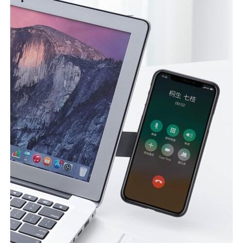 Mobile phone stand multi-screen support laptop side mounting connected tablet computer stand screen support frame double display