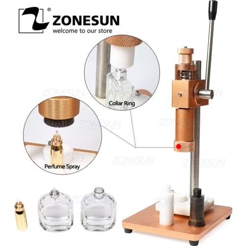 13/15/18/20mm Dual Use Manual Perfume Bottle Crimping Machine For Sprayer Collar Ring Capper Metal Cap Pressing Capping Machine