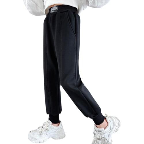 Girls Sport Pants Patchwork Girls Childrens Pants Spring Autumn Childrens Pants Casual Style Child Girl Clothes