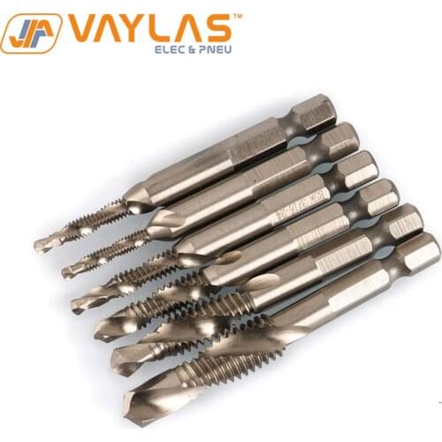 6Pcs High Speed Steel Drill Bit Hex Shank Metric or Imperial Size For Woodworking Metalworking Use