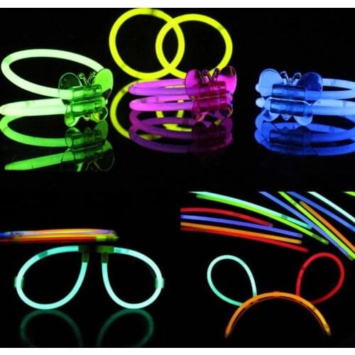 10 sets Party decoration valentines day party glow stick accessories & connectors Headband glasses butterfly connection t49