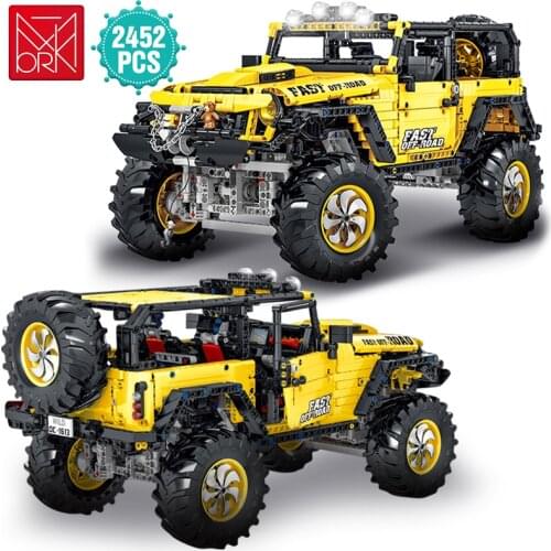 High-tech Building Blocks Sports Car Off-Road Vehicle Racing Model Education Assembled Brick Childrens toys Birthday Gift