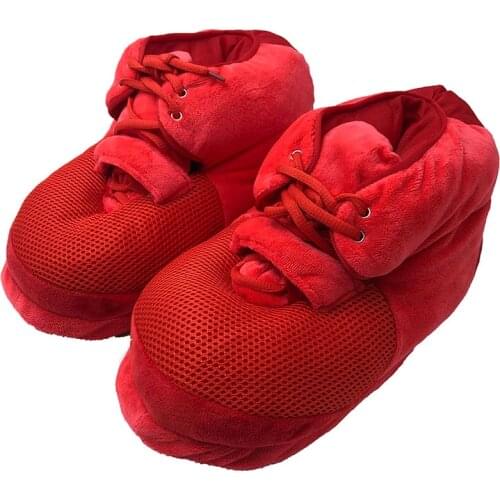 Unisex Warm Home Slippers Women/Men One Size Fits Most Sneaker Female Bedroom Cotton Shoes Woman House Floor Slide Ladies Slider