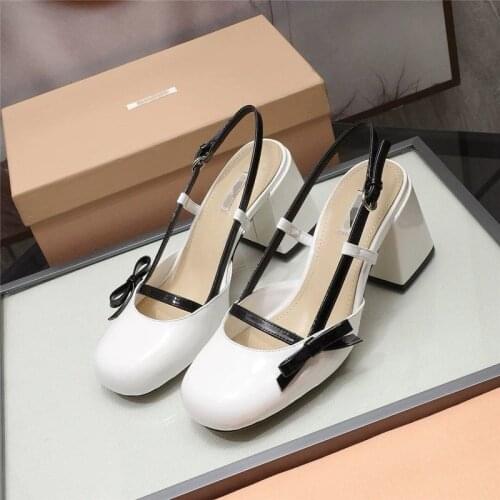 Flower Girl Shoes Faux Leather Black White 2021 New Teenage Children Party High Heel Prinsessen Schoenen Kinderen