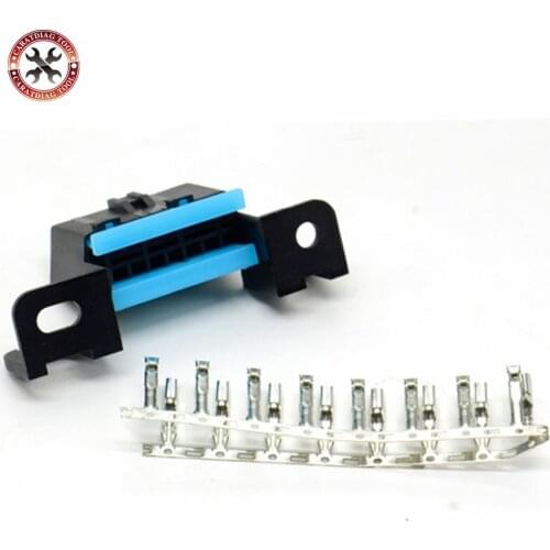 Convenient obd2 Connector OBD2 16Pin Female Angle Connector OBD Female Wire Sockets Connector Free Shipping