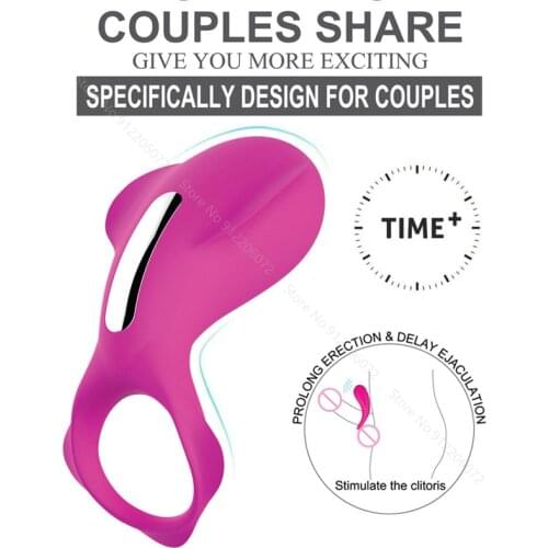 Penis Vibration Ring Cock Powerful Vibrator Clitoris Stimulator Prostate Vibrator For Men Sex Nipple Vibrator For Couple Female