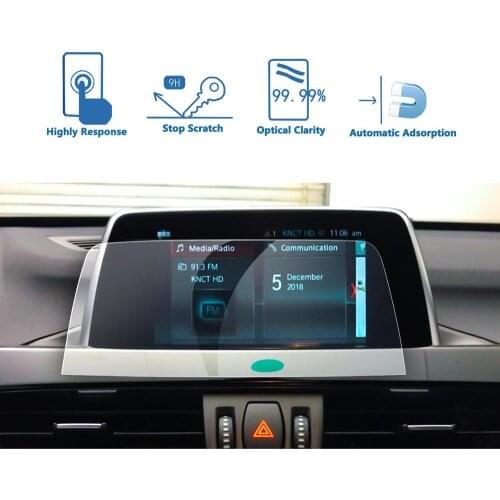 LFOTPP For X1 F48/X2 F49 6.5 Inch 2018 Car Navigation Tempered Glass Screen Protector Film Auto Interior Protective Sticker
