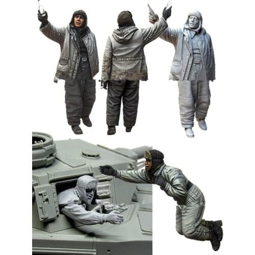 1/35 Resin Figure Model Kit Unassambled Unpainted E155(2 figures NO TANK)