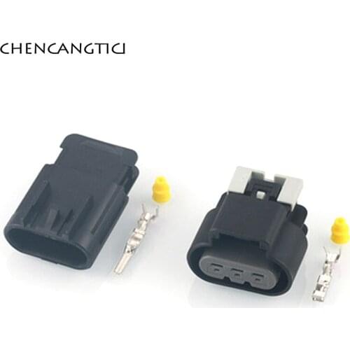 2 Sets 2 Pin Auto Camshaft Position Sensor Plug Waterproof Connector Socket for Buick New Excelle 15326623 15326614