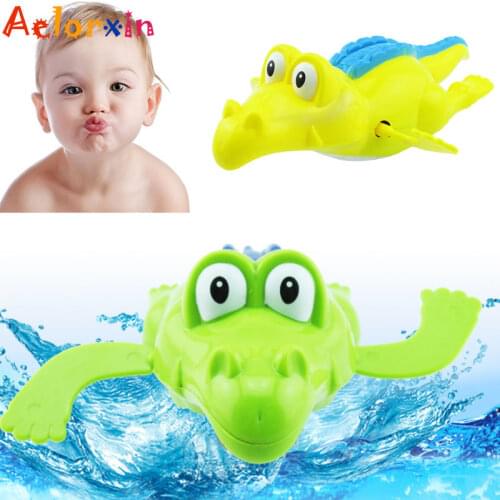 1Pcs Animal Crocodile Swimming Cartoon Toys Clockwork Toys For Children Boys Wind Up Baby Toys Newborn Mechanical Toys Children