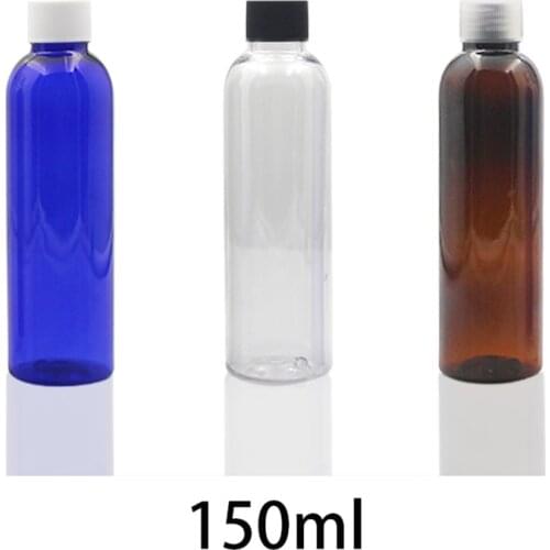 20pcs 150ml Plastic Empty Bottle Cosmetic Water Container Makeup Lotion Cream Shampoo Storage Face Toners Travel Packaging