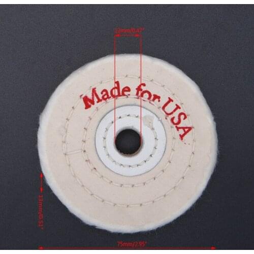 3/4/5/6/7/8"Cloth Buffing Wheel Grinder For Wood Metal Jewelry Polishing Tools