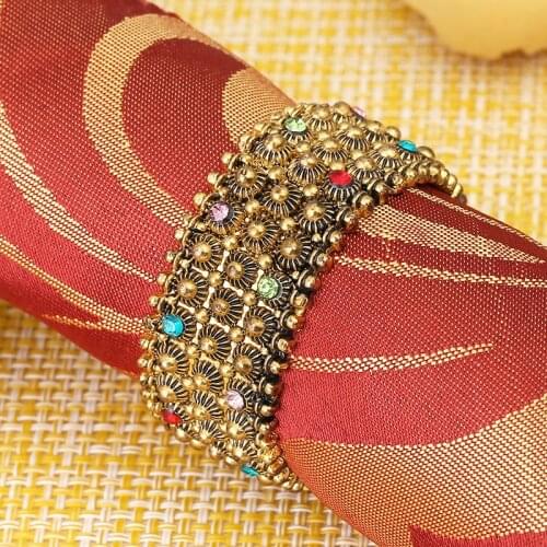 6pcs/lot Chinese napkin buckle sample napkin buckle cloth ring Simple modern western napkin ring