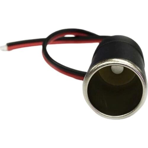 12V/24V Car Cigarette Lighter Socket Cigarette Lighter Adapter 10A120W Charger Cable Female Socket Plug Car Accessories