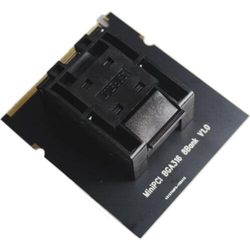 Nand Flash Adapter bga224 / 272/316 MiniPCI 4-In-1 Socket Data Recovery Tools for Pc3000 Flash Extractor