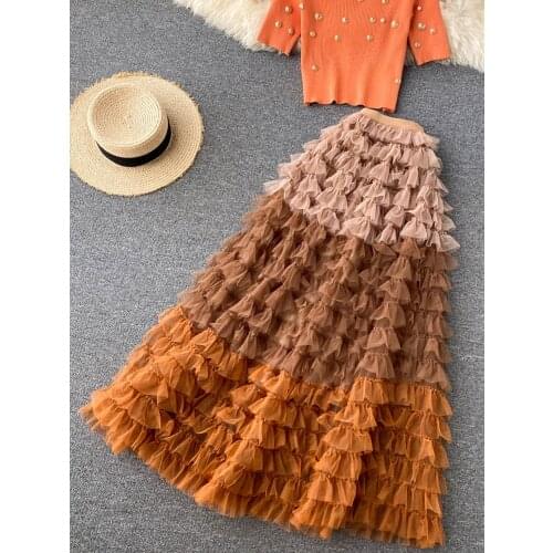 Женские юбки макси Banulin China At AliExpress