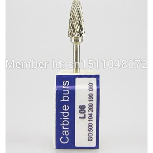 Free shipping 10pcs Dental Tungsten Steel Nitrate Carbide Burs Drills Dentistry