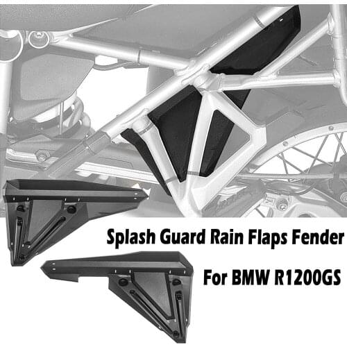 Passenger Footpeg Splash Guard For BMW R1200GS R 1200 GS Adventure 2004 - 2013 2005 R 1200GS Splash Guard Rain Flaps Fender