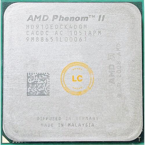 AMD Phenom II X4 910e 2.6 GHz Quad-Core CPU Processor HD910EOCK4DGM Socket AM3