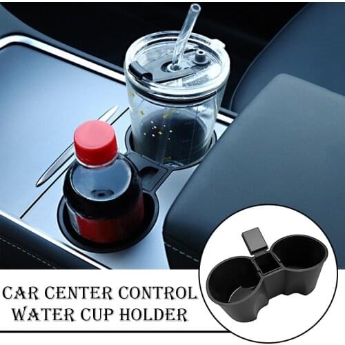 For Tesla Model 3 Model Y 2021 Center Console Cup Holder Inserts Interior Accessories for Coffee Cup Car Interior