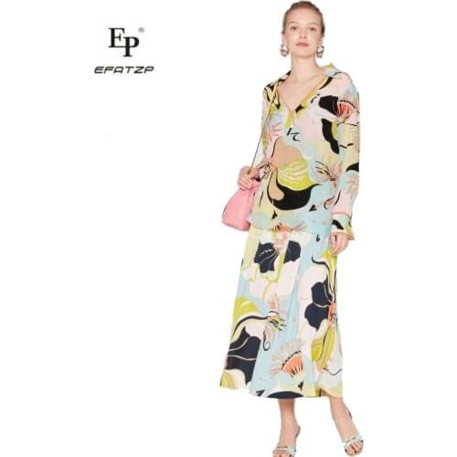 EFATZP New fashion tops V-Neck long sleeve silk jersey beautiful elastic knitted T-shirt