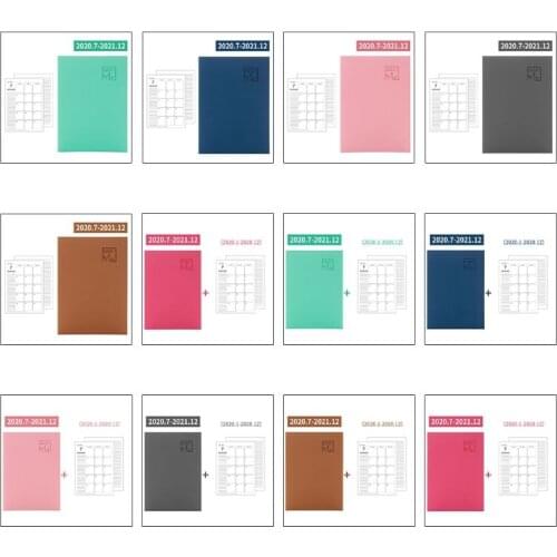 Agendas 2020-2021 Planner Organizer B5 Notebook and Journals Monthly Weekly Book
