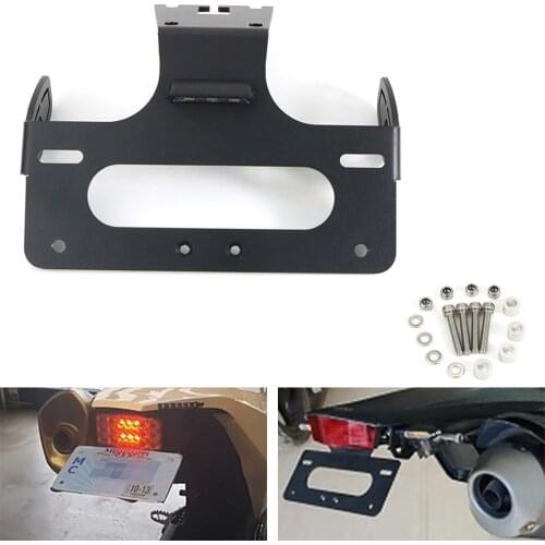 Fit For Kawasaki NINJA H2 H2R 2015-2021 Motorcycle Fender Eliminator Kit Rear Tail Tidy License Plate Holder Bracket