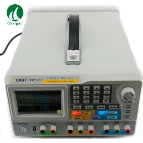 OWON ODP3033 Programmable DC Power Supply 3 Channel Output Display Resolution 480 x 320 pixels ODP-3033