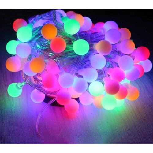 100M 800LED Globe Ball Christmas String Fairy Light Outdoor Garden Patio Backyard Wedding Villa Holiday Party Fairy Light