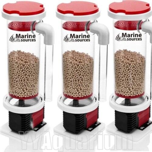 Super high-effect Marine Source Bio-pellets Reactors BRD1.2 BRD3.0 Marine Skimmer Aquarium W/ Red Devil Chamber Pump,300ML Beans