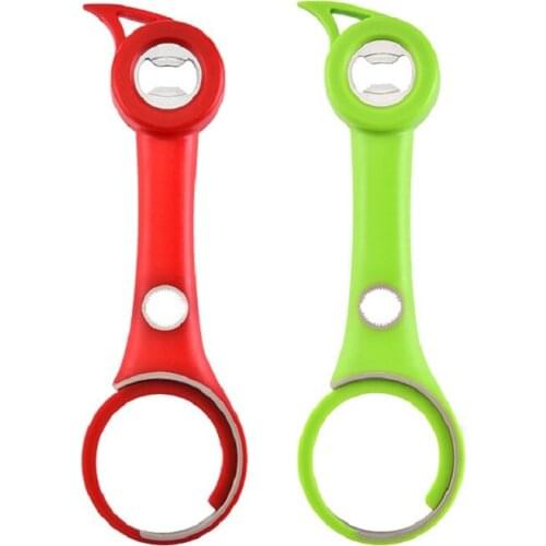 Creative 5-in-1 Adjustable Bottle Opener New Multi-function Can Opener Beer Opener Kitchen Gadget